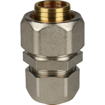 STOUT Муфта соединительная переходная 32x26 для металлопластиковых труб винтовой