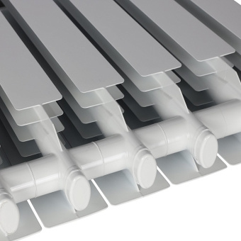 VEGA 500 6 секций радиатор алюминиевый боковое подключение (белый RAL 9016)