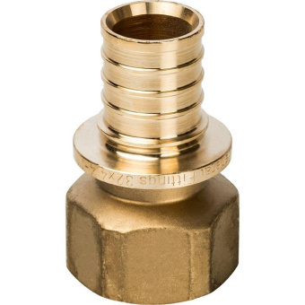 STOUT Переходник с внутренней резьбой 32xG 1" для труб из сшитого полиэтилена аксиальный