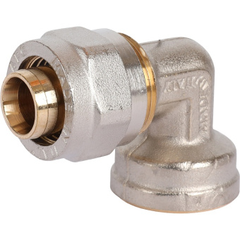 STOUT Угольник-переходник с внутренней резьбой 3/4"х20 для металлопластиковых труб винтовой