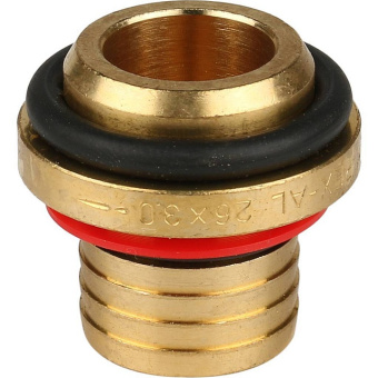 STOUT Угольник-переходник с внутренней резьбой 1"x26 для металлопластиковых труб винтовой