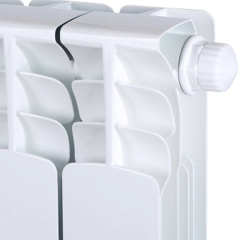 STOUT Space 500 12 секций радиатор биметаллический нижнее правое подключение RAL9016