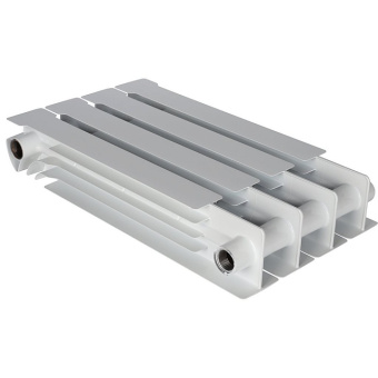 VEGA 500 4 секций радиатор биметаллический боковое подключение (белый RAL 9016)