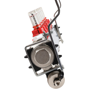 Коллектор с расходомерами, с клапаном, сливом, 5 выходов