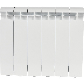 ALPHA 350 6 секций радиатор алюминиевый боковое подключение (белый RAL 9016)