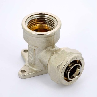 Водорозетка обжим-В никелированная UNI-FITT 20х1/2"