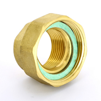 Соединение с накидной гайкой ВВ Uni-Fitt 1"х1 1/2" с плоской прокладкой