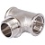STOUT Тройник ВНВ никелированный 1"x1"x1"