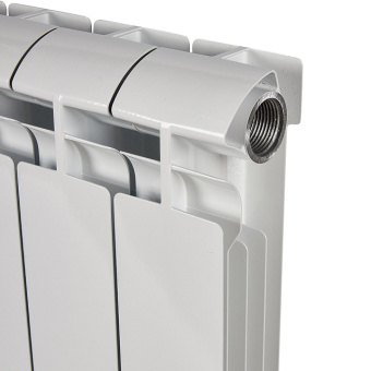 ALPHA 350 8 секций радиатор алюминиевый боковое подключение (белый RAL 9016)