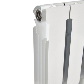 ALPHA 350 4 секций радиатор алюминиевый боковое подключение (белый RAL 9016)