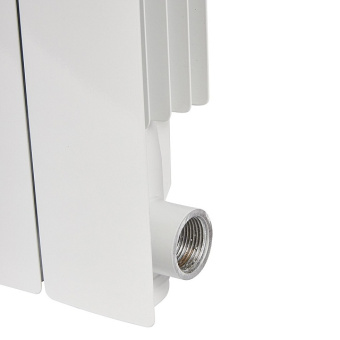 ALPHA 350 12 секций радиатор алюминиевый боковое подключение (белый RAL 9016)