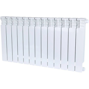 STOUT Space 500 13 секций радиатор биметаллический нижнее правое подключение RAL9016