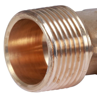 STOUT Угольник-переходник с наружной резьбой 1"х26 для металлопластиковых труб прессовой