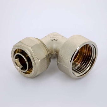 Угол обжим-В никелированный UNI-FITT 26х1"