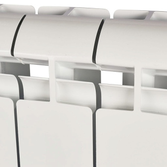 ALPHA 350 10 секций радиатор алюминиевый боковое подключение (белый RAL 9016)