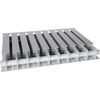 VEGA 500 10 секций радиатор биметаллический боковое подключение (белый RAL 9016)