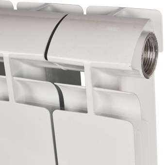 ALPHA 350 10 секций радиатор алюминиевый боковое подключение (белый RAL 9016)