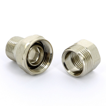 Разъемное соединение НВ никелированное с прокладкой O-ring UNI-FITT 1/2" прямое