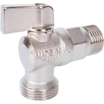 STOUT Кран шаровой угловой для бытовой техники 1/2" х 3/4"